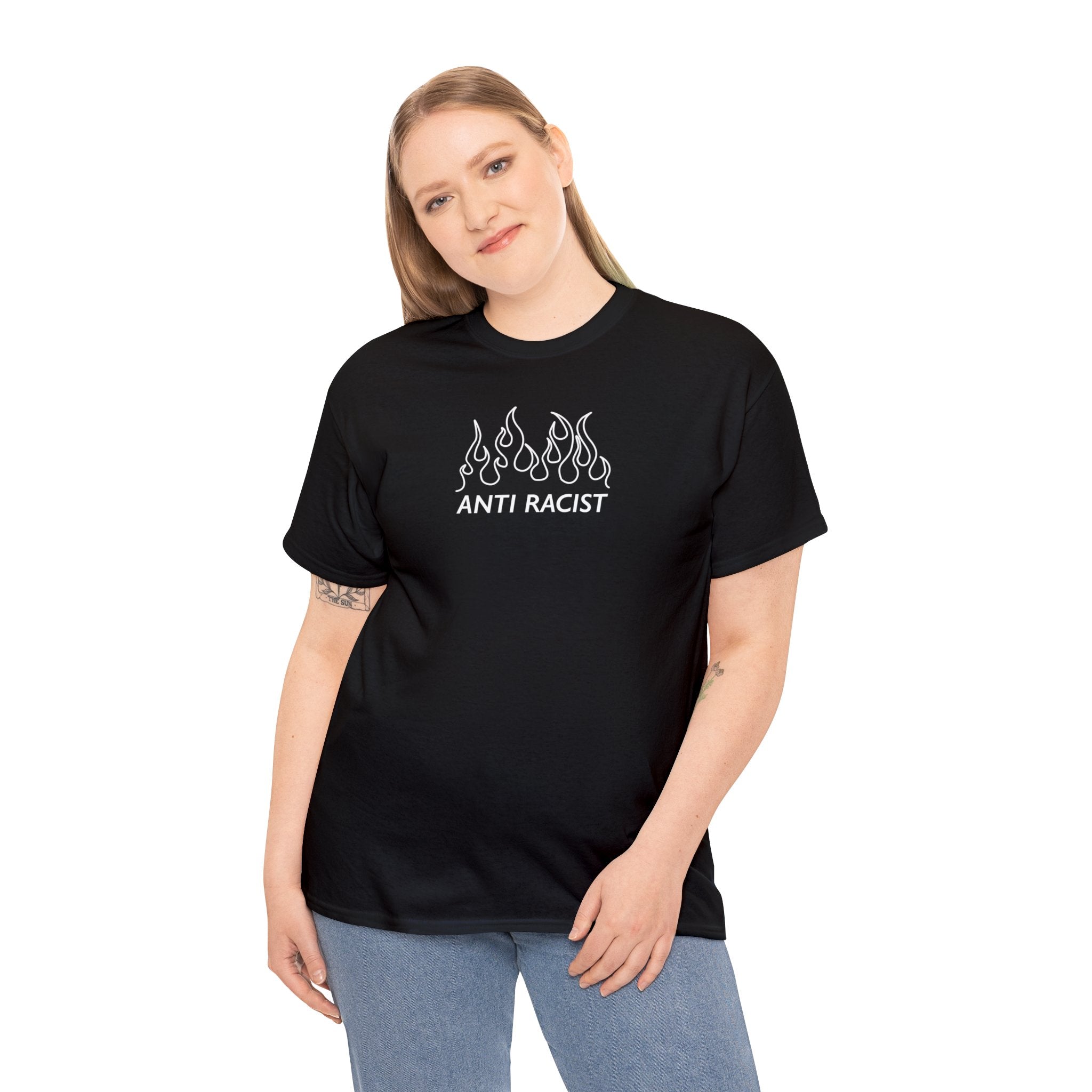 Anti Racist On Fire T-Shirt