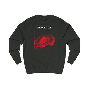 Black Cat with Bloody Mary Back Sweatshirt