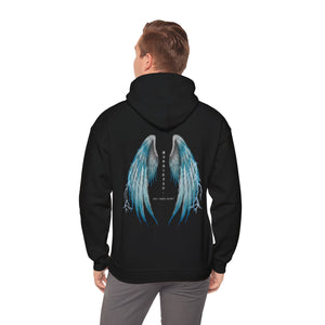 Nature Hates Humans Hoodie With Blue Wings (US)