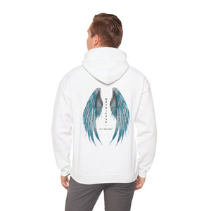 Nature Hates Humans Hoodie With Blue Wings (US)