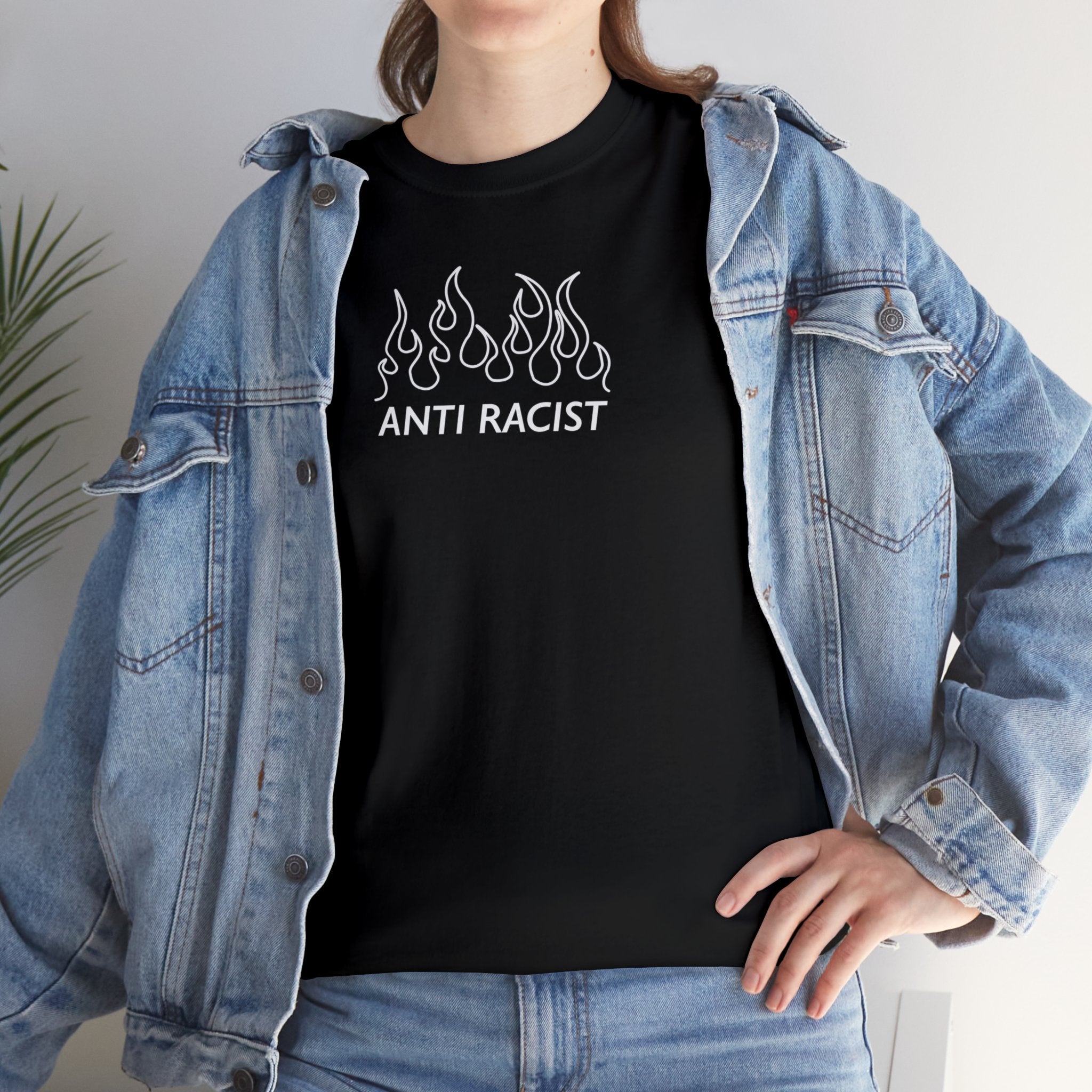 Anti Racist On Fire T-Shirt