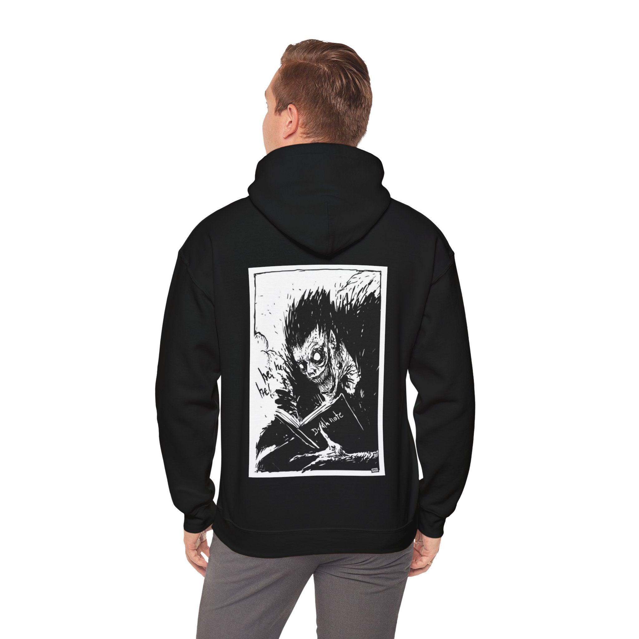 Death Note With Ryuk On The Back Hoodie (US)