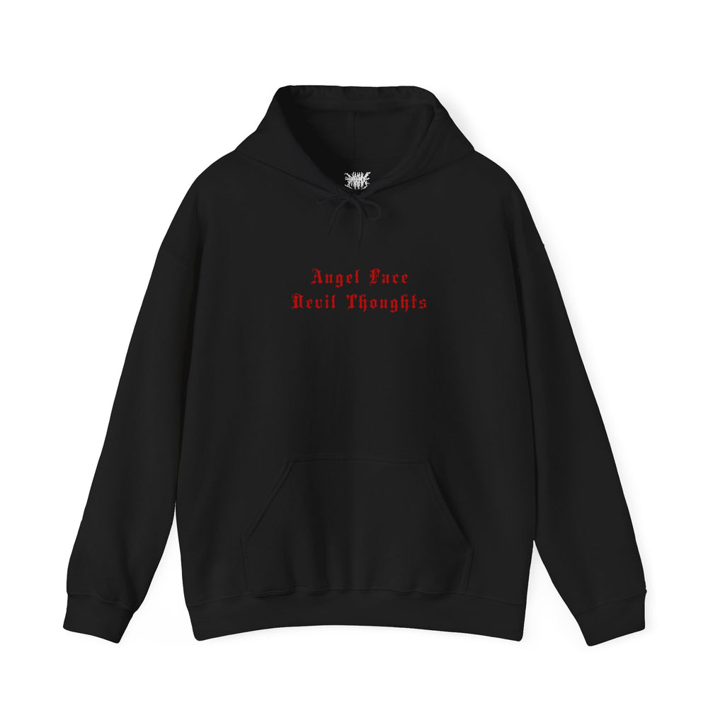 Face Devil Thoughts Hoodie With Devil Wings (US)